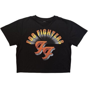 Tricou Foo Fighters Retro Rock Emblem Black 2XL Damă Tricou - 1