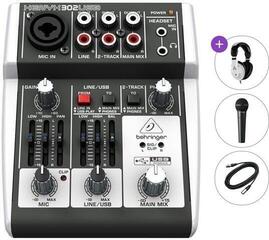 Mixing Desk Behringer XENYX 302 USB Standard SET Mixing Desk