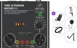 Mikrofonvorverstärker Behringer MIC500USB Premium SET Mikrofonvorverstärker