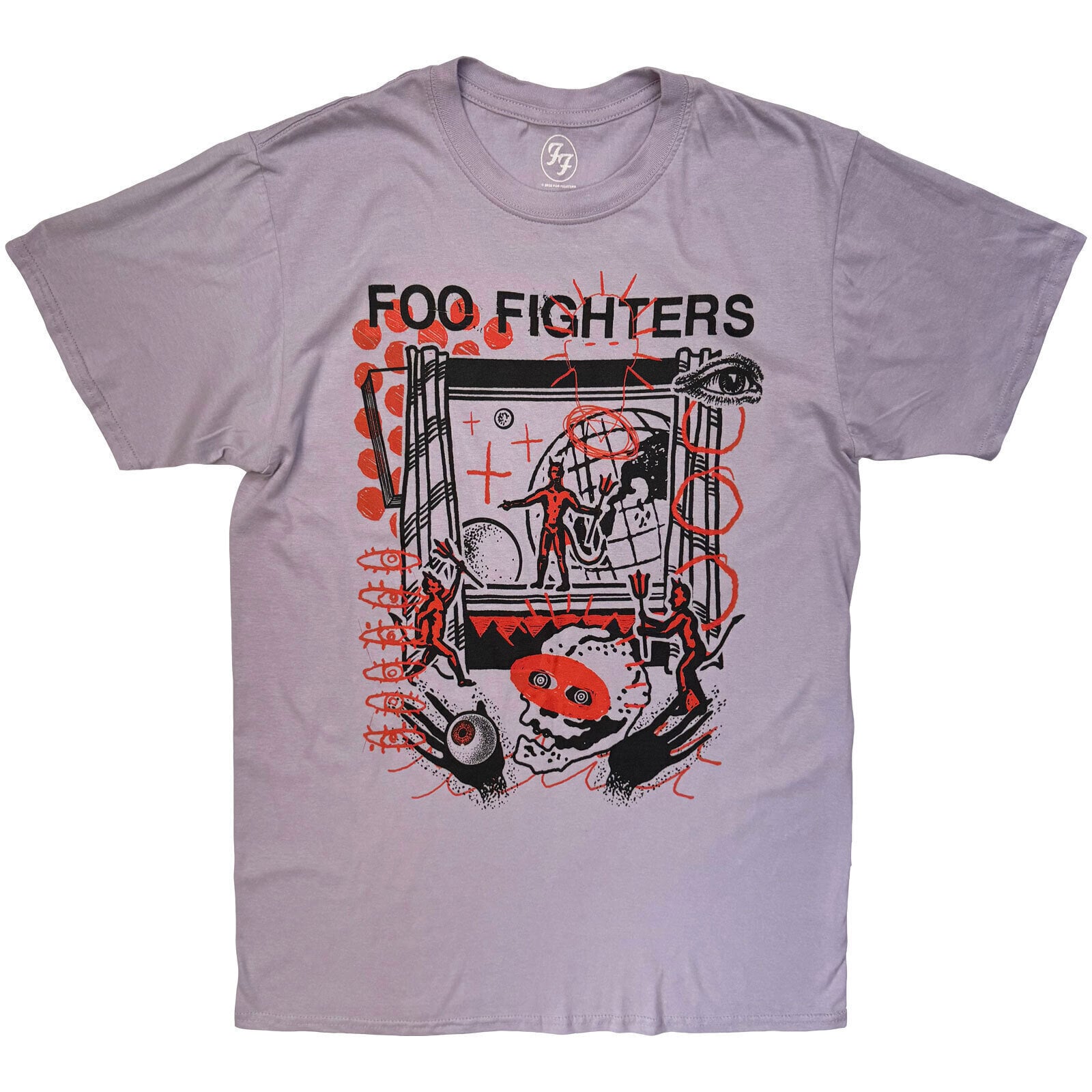 Košulja Foo Fighters Devil In The Window Purple M Košulja