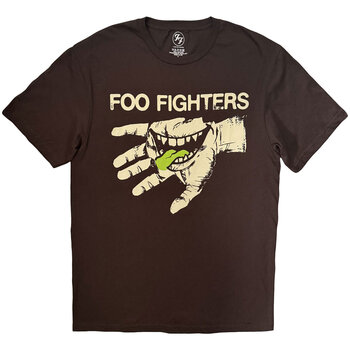 Tricou Foo Fighters Hand Teeth Brown 2XL Tricou - 1