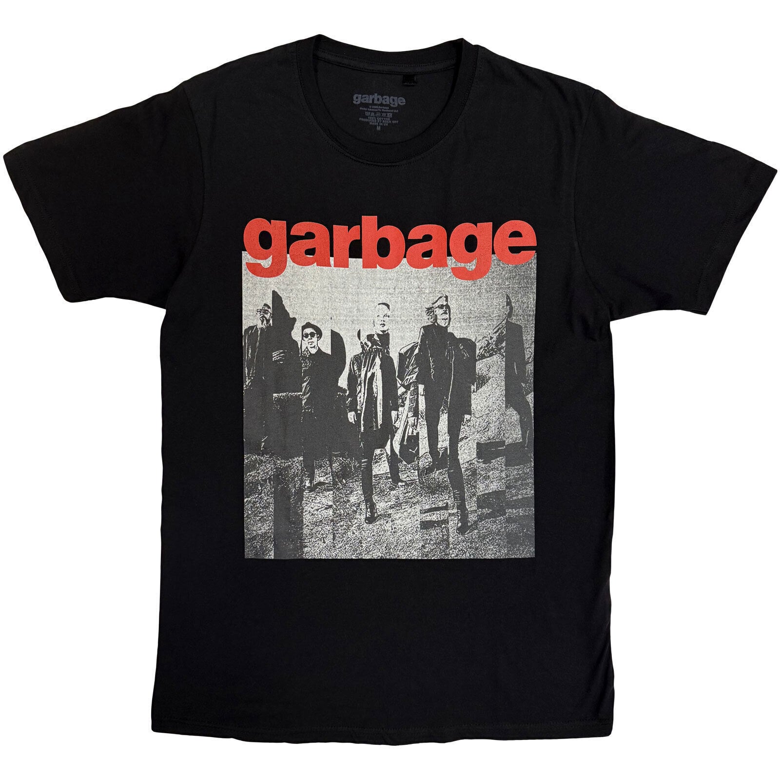 Tricou Garbage Photo Segments Black XL Tricou