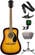 Fender FA-125 Dreadnought Acoustic WN Sunburst Deluxe SET Sunburst Guitarra acústica