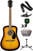 Guitarra dreadnought Fender FA-125 Dreadnought Acoustic WN Sunburst Deluxe SET Sunburst