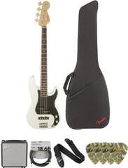 Fender Squier Affinity Series Precision Bass PJ IL Deluxe SET Olympic White
