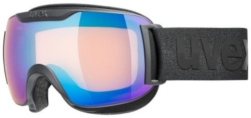 Gafas de esquí UVEX Downhill 2000 S CV Black Mat/Mirror Blue/CV Yellow Gafas de esquí