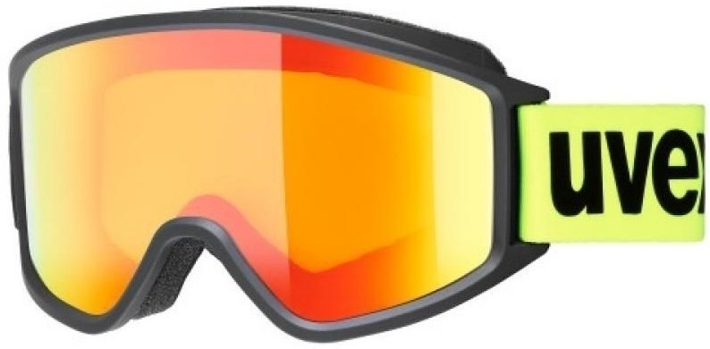 Ski Brillen UVEX g.gl 3000 CV Black Mat/Mirror Orange/CV Yellow 19/20