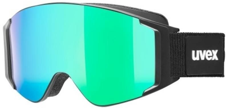 Lyžařské brýle UVEX g.gl 3000 TO Black Mat/Mirror Green/Clear 19/20