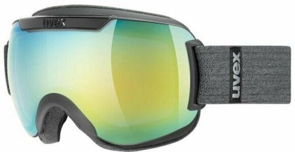 Ski Goggles UVEX Downhill 2000 FM Matte Black/Mirror Orange Ski Goggles - 1