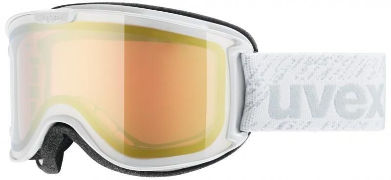 Gafas de esquí UVEX Skyper LM White Mirror Gold 19/20