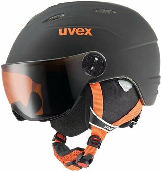 Ski Helmet UVEX Junior Vision Pro Black/Orange Matt 52-54 cm Ski Helmet - 1