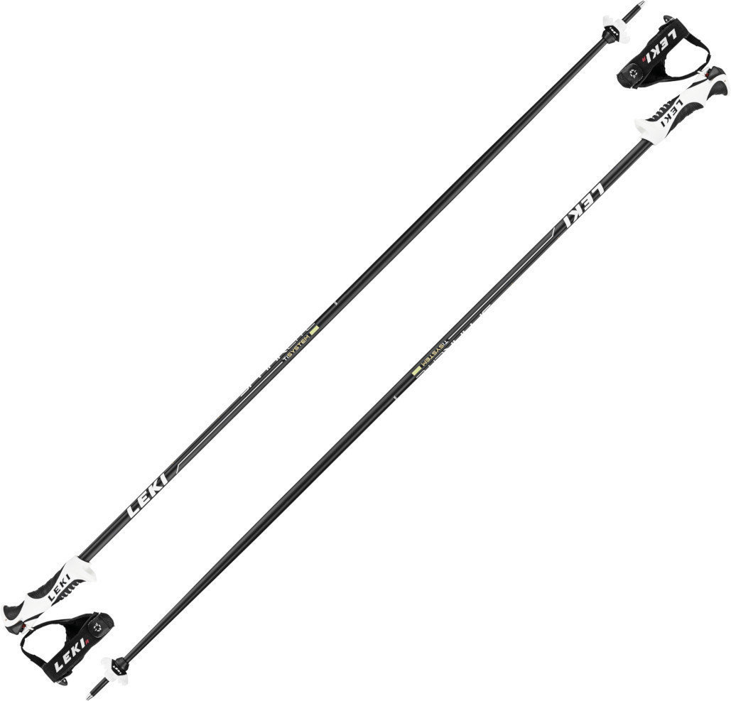 Ski Poles Leki Spark Lite S Black/Bright/Anthracite/White/Yellow 120 cm Ski Poles