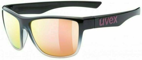 Óculos de desporto UVEX LGL 41 Black/Rose - 1