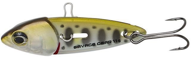 Spinner / Spoon Savage Gear Switch Blade Minnow Green Silver Ayu 3,8 cm 5 g