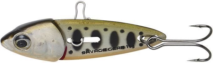 Spinner/flitser Savage Gear Switch Blade Minnow Olive Smolt 3,8 cm 5 g