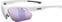 Fietsbril UVEX Sportstyle 115 White Mat/Clear/Orange/Pink Fietsbril