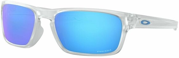 Okulary sportowe Oakley Sliver Stealth Matte Clear/Prizm Sapphire - 1
