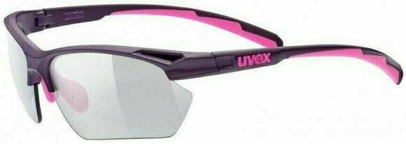 Okulary rowerowe UVEX Sportstyle 802 V Small Purple/Pink/Smoke Okulary rowerowe - 1