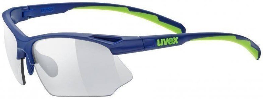 Gafas de ciclismo UVEX Sportstyle 802 V Blue Green Mat S1-S3