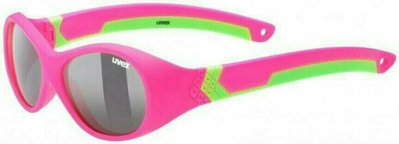 Sport Glasses UVEX Sportstyle 510 Pink Green Mat/Smoke - 1