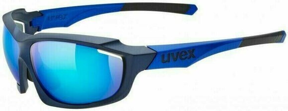 Cyklistické brýle UVEX Sportstyle 710 Blue Mat Metallic S3 - 1