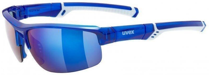 Occhiali da ciclismo UVEX Sportstyle 226 Blue White S3