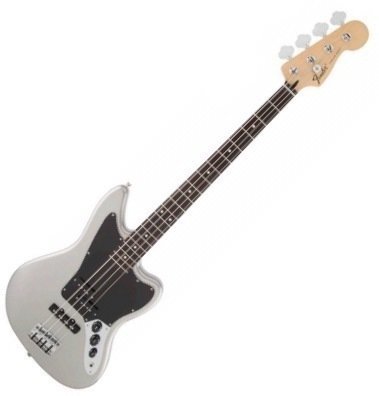 4-string Bassguitar Fender Standard Jaguar Bass RW Ghost Silver