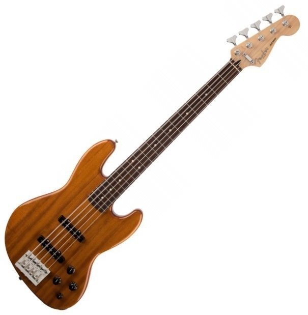 Fender Deluxe Active Jazz Bass V Okoume Rw Natural Muziker