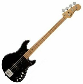 Електрическа бас китара Fender Squier Deluxe Dimension Bass IV MN Black - 1