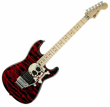 Electric guitar Charvel Warren DeMartini Signature Blood And Skull Pro Mod - 1