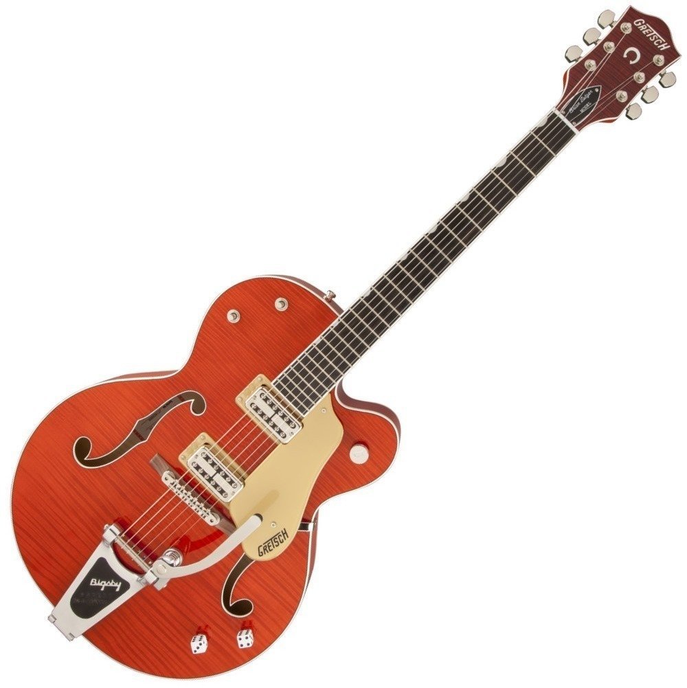 Gretsch G6120SSL Brian Setzer Nashville, Orange Lacquer - Muziker