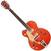 Semi-akoestische gitaar Gretsch G6120SSULH Brian Setzer Nashville Orange Urethane LH