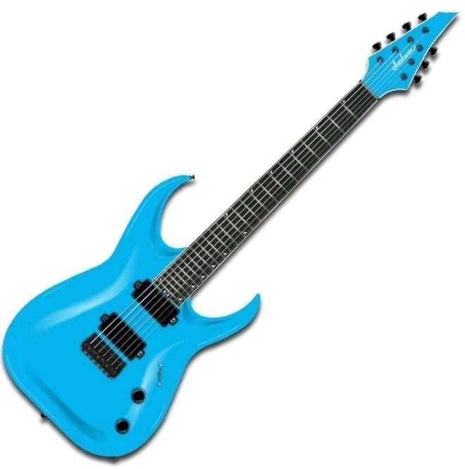 Signatur elektrisk guitar Jackson Misha Mansoor Juggernaut HT7 Matte Blue Frost