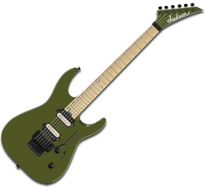 Electric guitar Jackson Pro Dinky DK2M Matte Army Drab