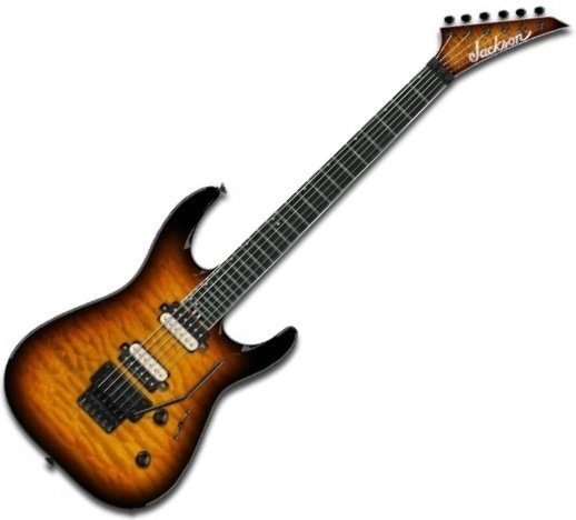 Elektromos gitár Jackson Pro Dinky DK2Q Tobacco Burst