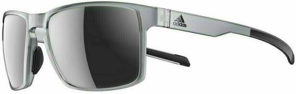 Sportbrillen Adidas Wayfinder Transparent/Chrome Mirror - 1