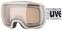 Ochelari pentru schi UVEX Compact V White Variomatic/Silver Mirror 19/20