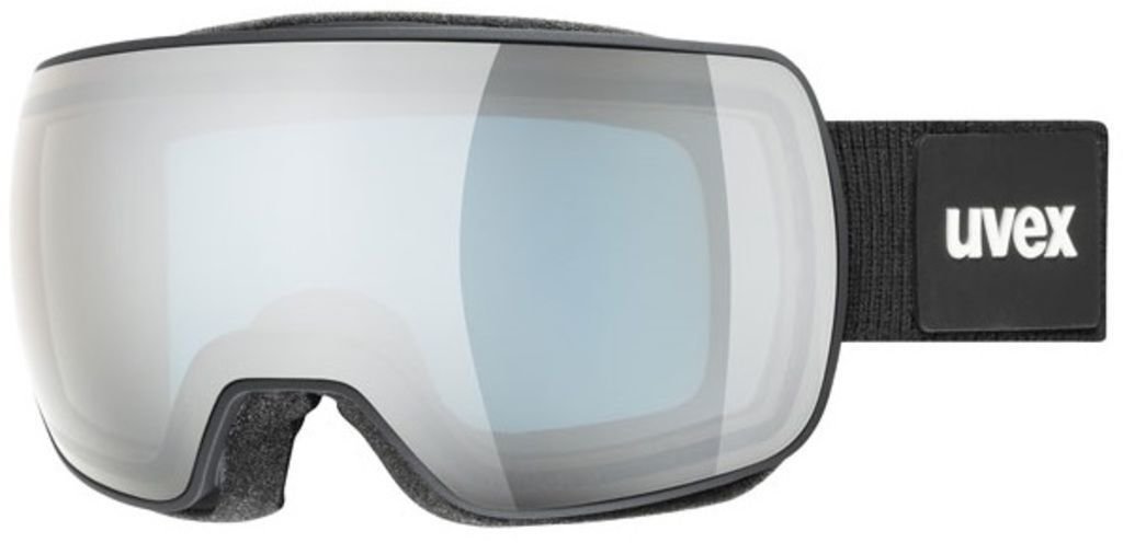 Gafas de esquí UVEX Compact FM Black Mat/Mirror Silver 20/21