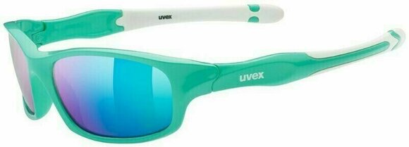 Okulary sportowe UVEX Sportstyle 507 Green White S3 - 1