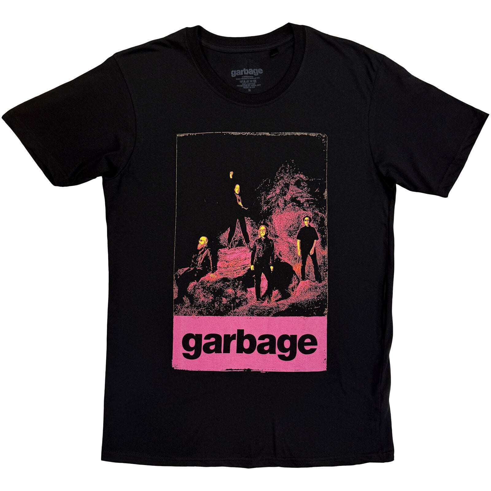 Paita Garbage Neon Band Black 2XL Paita