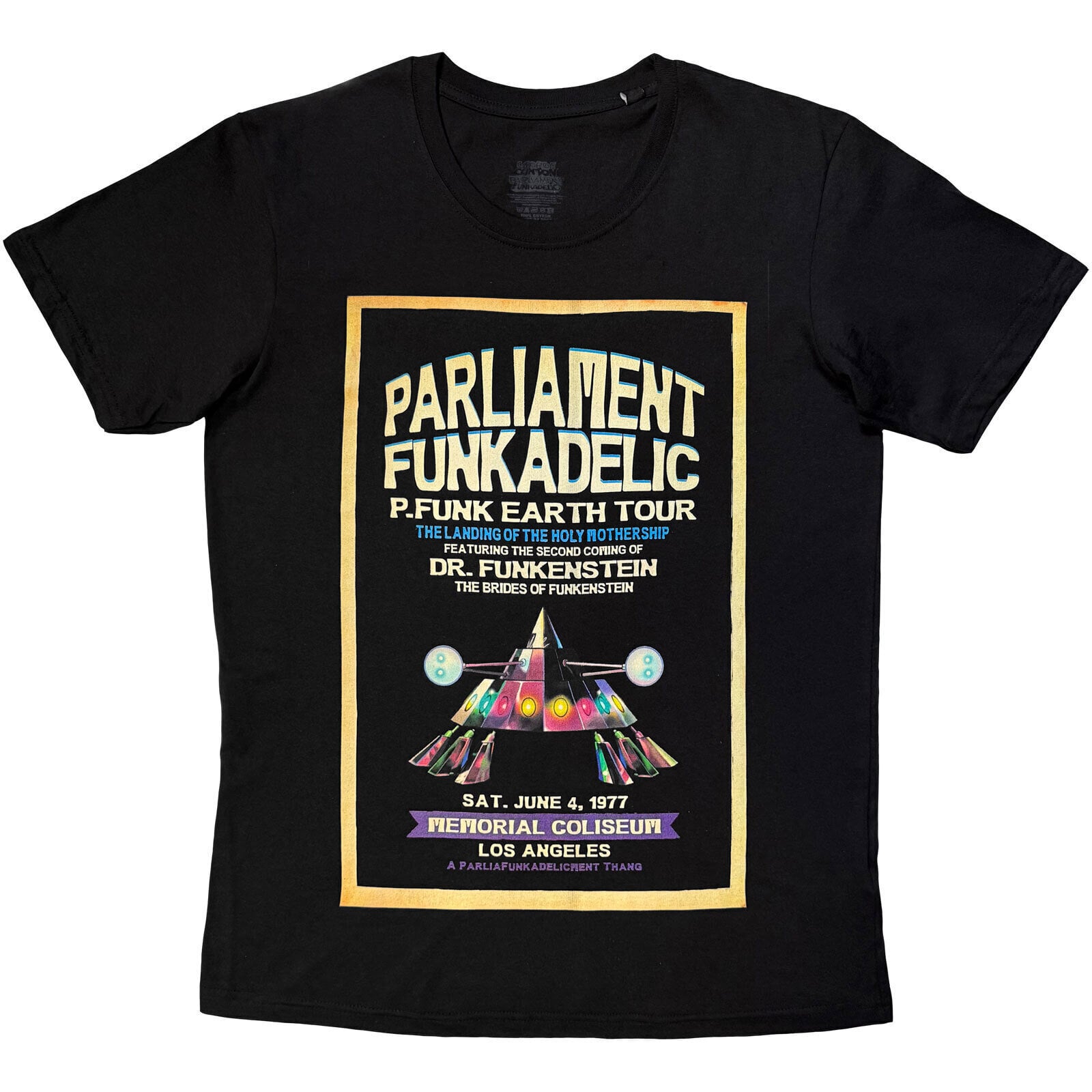 Tricou George Clinton P-Funk Earth Tour Black XL Tricou