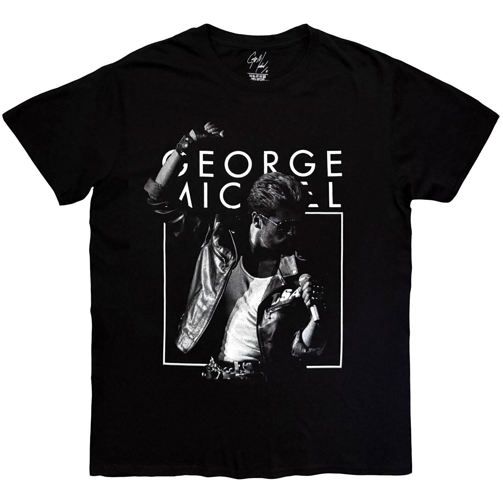 T-särk George Michael B&W Faith Black XL T-särk