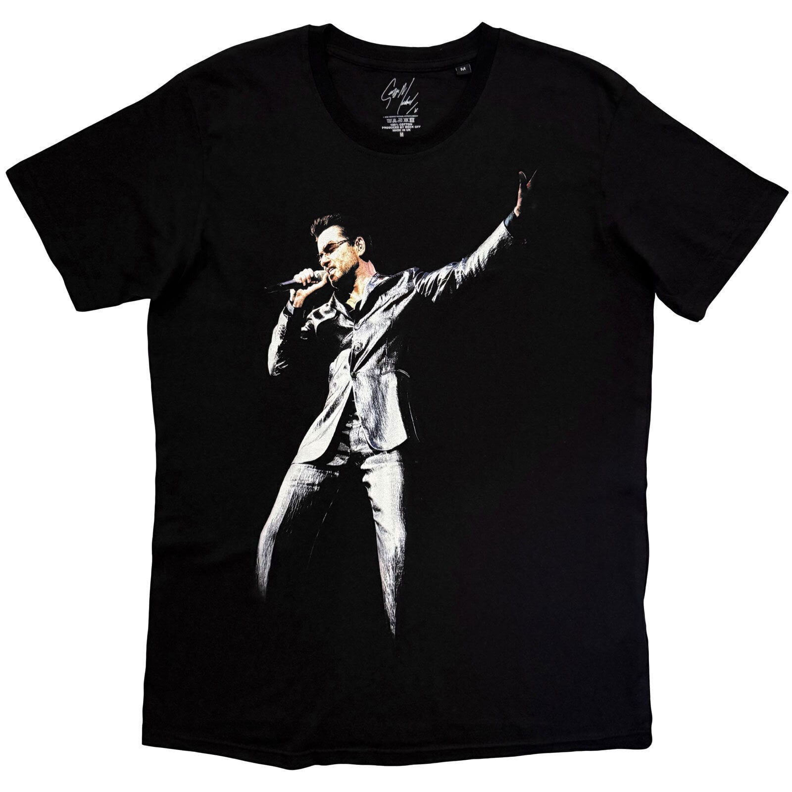 Πουκάμισο George Michael Black Front Black XL Πουκάμισο