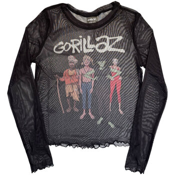 Ing Gorillaz The Mountain Group Black XL Női Ing - 1