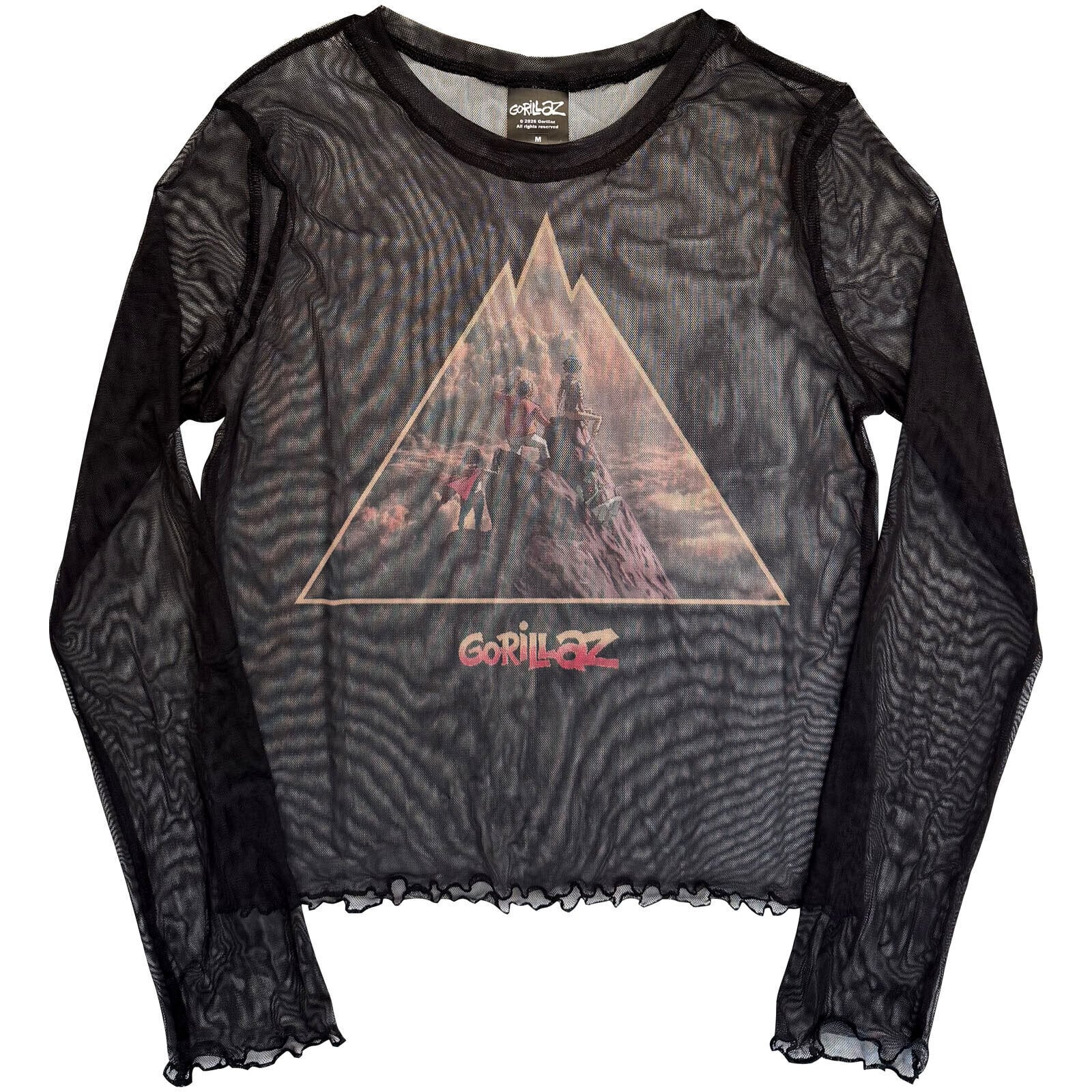 Ing Gorillaz The Mountain Black 2XL Női Ing