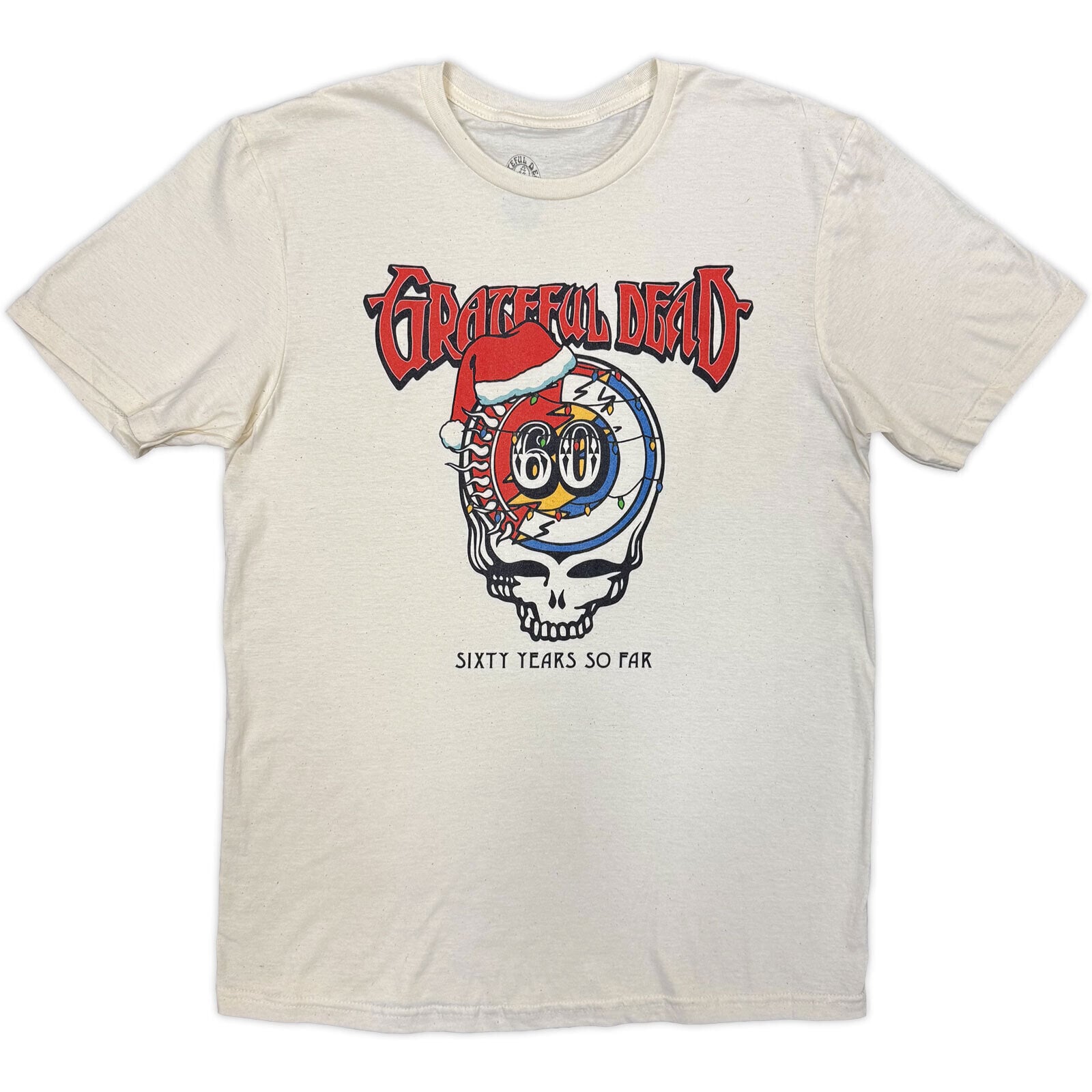 Paita The Grateful Dead Santa Hat Stealie Natural XL Paita