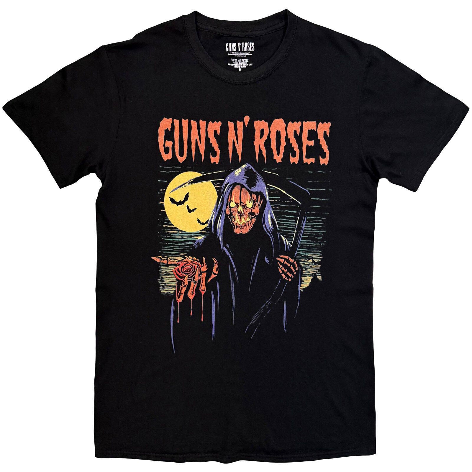 Tricou Guns N' Roses Reaper Moon Black L Tricou