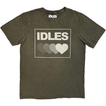 T-Shirt Idles Gradient Heart Short Sleeve T-Shirt Green 2XL - 1