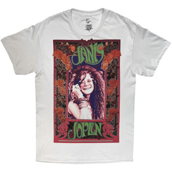 Košulja Janis Joplin Rose Border White L Košulja - 1