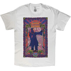 Tricou Janis Joplin Paisley & Flowers Frame Border